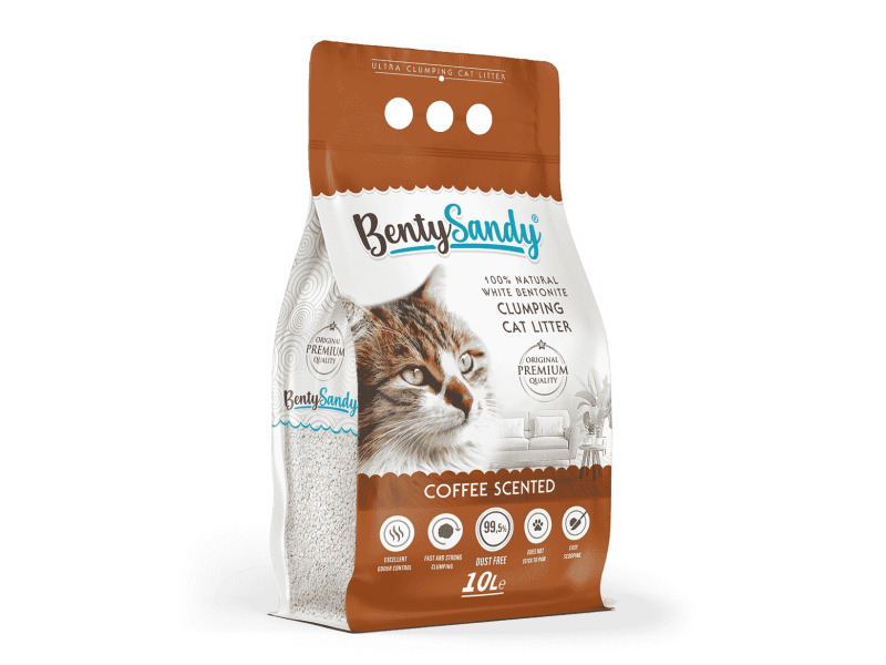 Coffee Scented Cat Litter 10 Lt