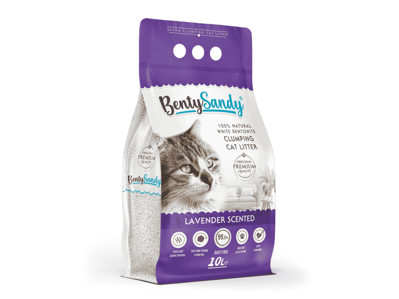 Lavender Scented Cat Litter 10 Lt