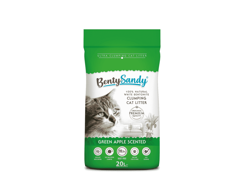 Green Apple Scented Cat Litter 10 Liters
