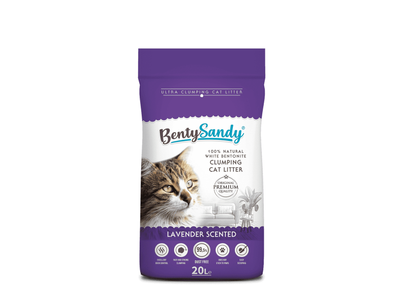 Lavender Scented Cat Litter 20 Lt