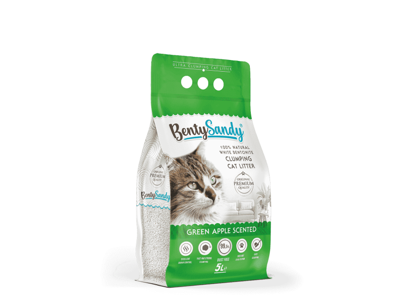 Green Apple Scented Cat Litter 5 Liters