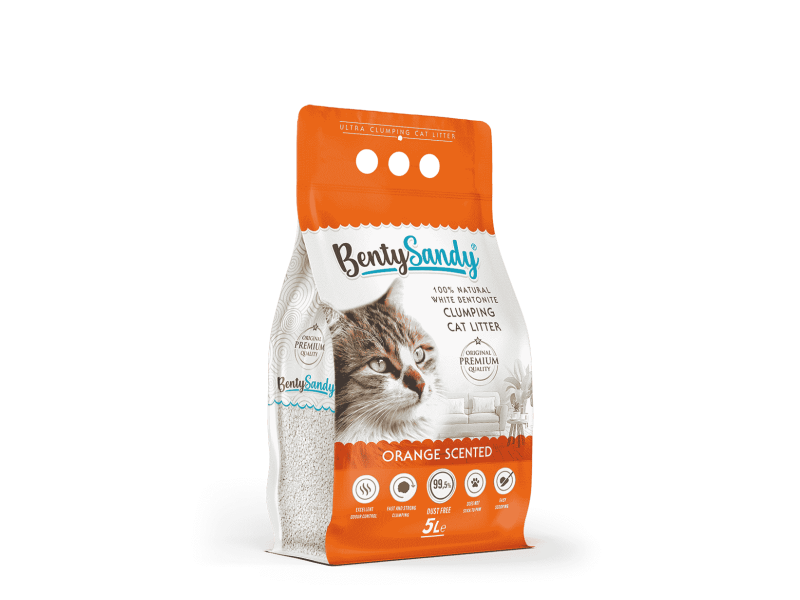 Orange Scented Cat Litter 5 Lt