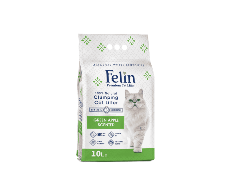 Green Apple Scented Cat Litter 10 Liters