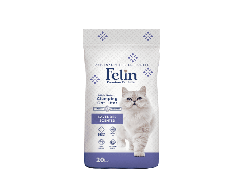 Lavender Scented Cat Litter 20 Lt
