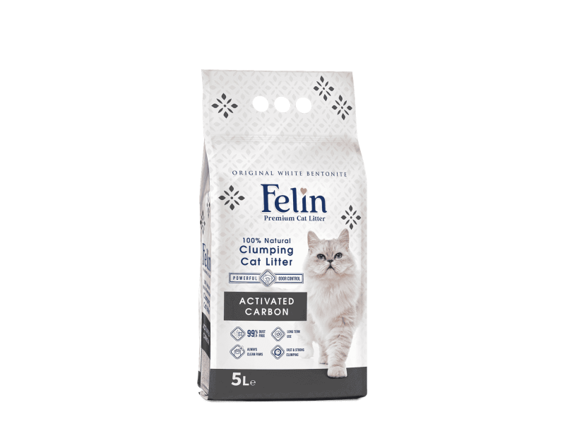 Activated carbon cat litter 5 lt