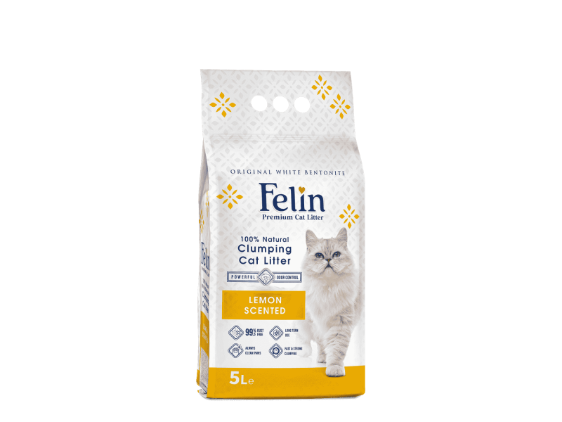 Lemon Scented Cat Litter 5 Lt